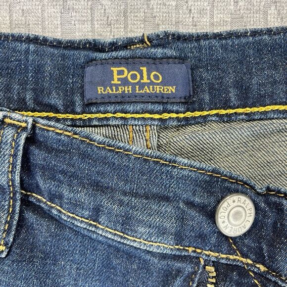 Polo Ralph Lauren‎ The Sullivan Slim Women's pants (18) whiskered straight leg - Picture 2 of 15